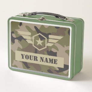 Militärname der benutzerdefinierten Camouflage, A Metall Brotdose