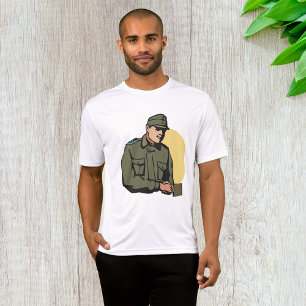 Militäroffizier Retro Army Soldier T-Shirt