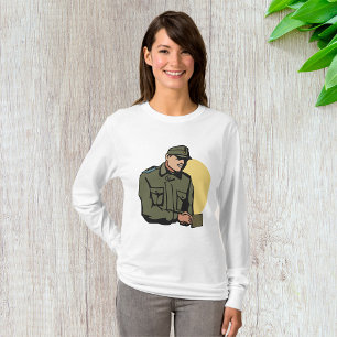 Militäroffizier Retro Army Soldier T-Shirt