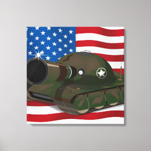 Militärpanzer Leinwanddruck