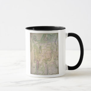 Militärplan von Newport, 1777 Tasse