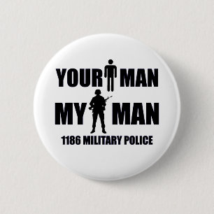 Militärpolizei 1186 mein Mann Button