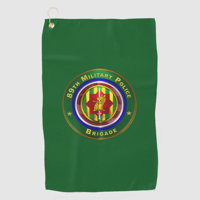 Militärpolizei-Brigade Golfhandtuch (Vorderseite)