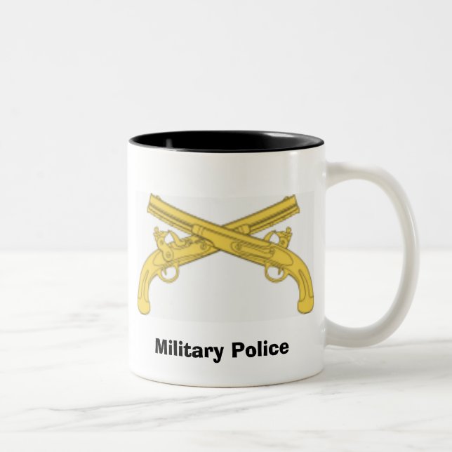 Militärpolizei, Militärpolizei Zweifarbige Tasse (Rechts)