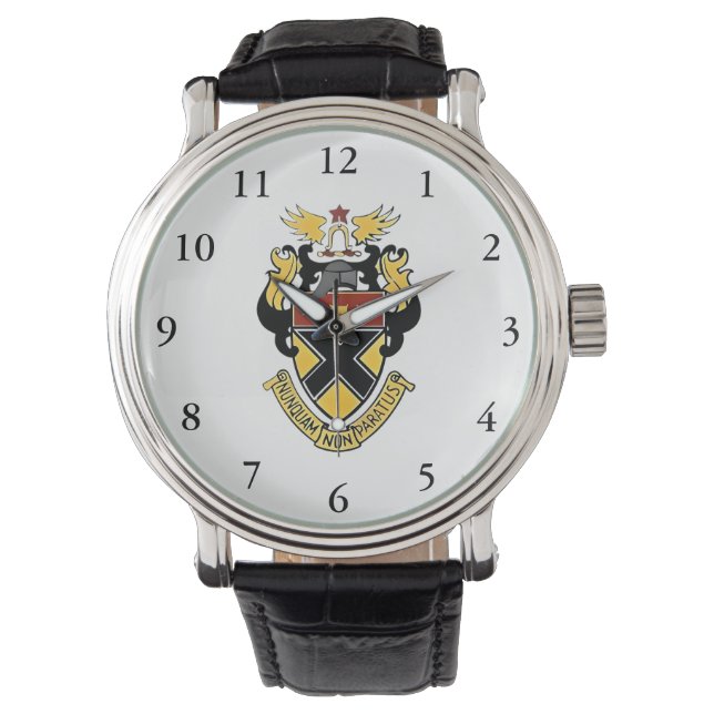 Militärschule Kemper und Uni Armbanduhr (Vorderseite)