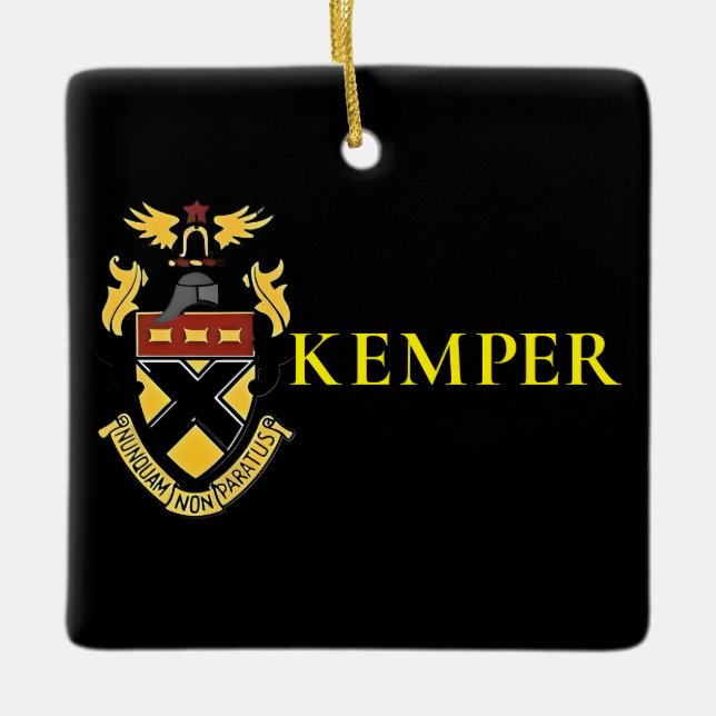 Militärschule Kemper und Uni Keramikornament (Vorderseite)