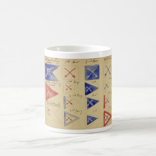 Militärstandards der Kavallerie während des Kaffeetasse (Mittel)