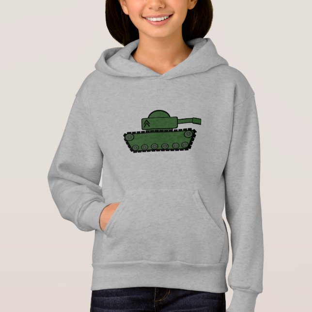 Militärtank Hoodie (Vorderseite)
