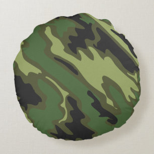 Militärtarnung Rundes Kissen