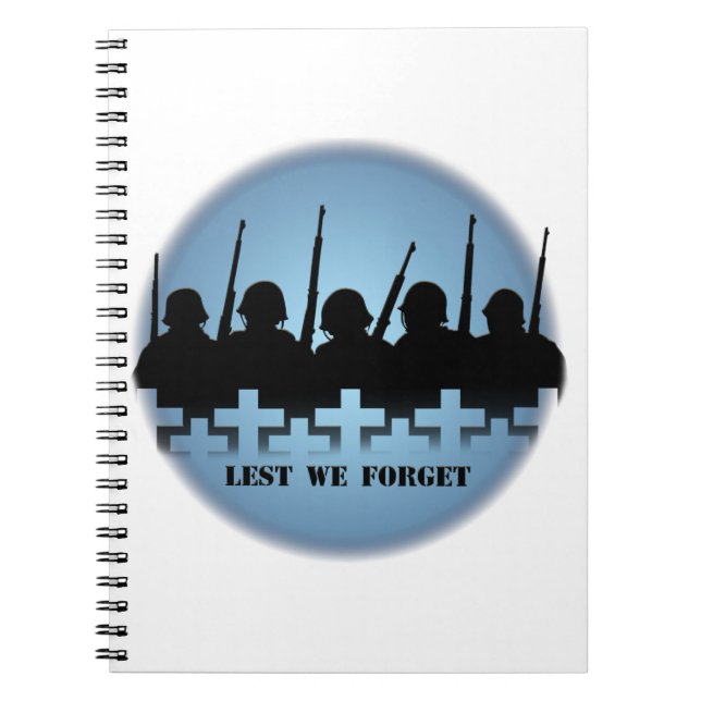 Militärtribute-Notebook, damit wir Bücher vergesse (Vorderseite)