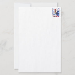Militärüferin Weimaraner Stationery Briefpapier