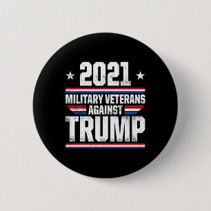 Militärveteranen gegen Trump verletzen die US-Wahl Button