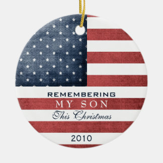 Militärweihnachten Keramik Ornament