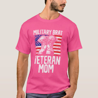 Military Brat Veteran Mama Veteran T-Shirt