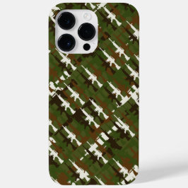 Military Camouflage Gun Rifles GI Style Camouflage Case-Mate iPhone 14 Pro Max Hülle