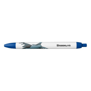 Military Fighter Jet Plane Cartoon Kugelschreiber