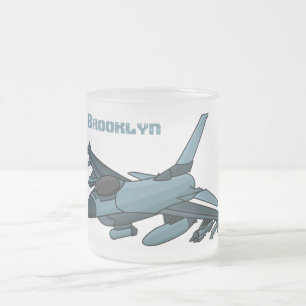Military Fighter Jet Plane Cartoon Mattglastasse