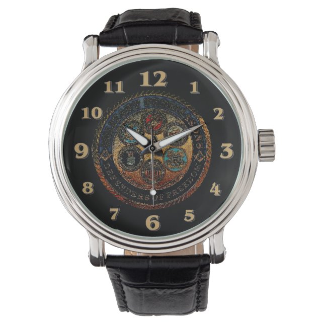 MILITARY FREE MASONS ARMBANDUHR (Vorderseite)