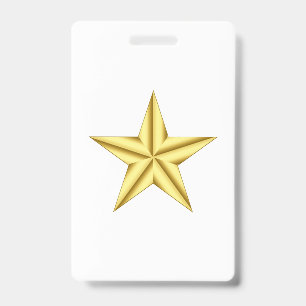 Military General Gold Star Ausweis