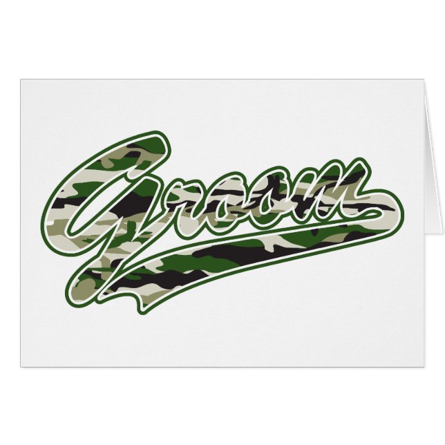 Military Groom Camouflage (Vorderseite (Horizontal))