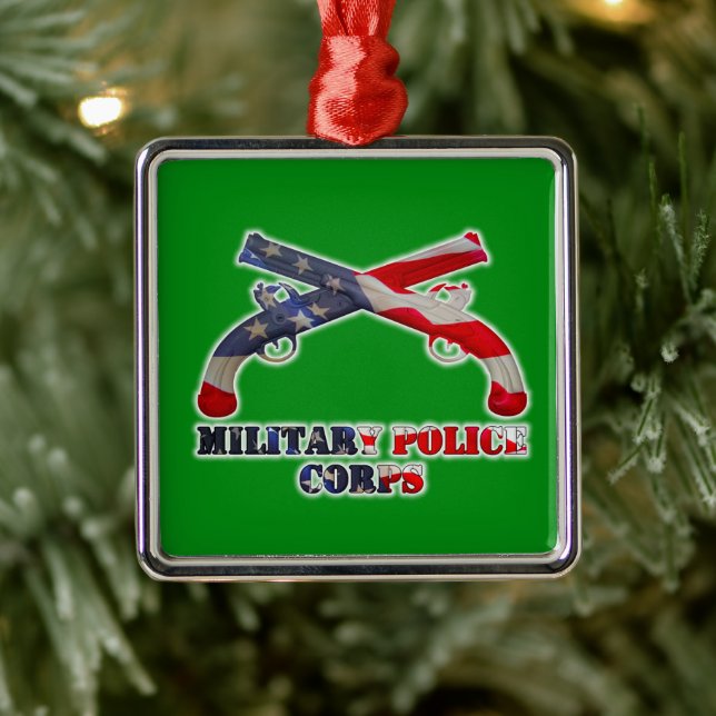 Military Police Corps Ornament Aus Metall (Baum)