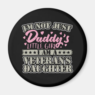 Military Veteran Daughter Daddy's Little Girl Magnet
