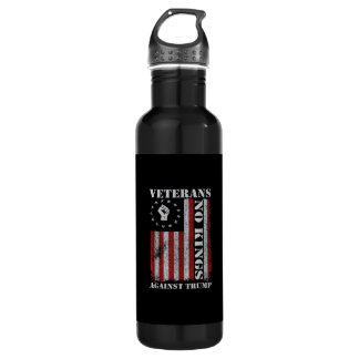 Military Veterans Protest Flag Patriotic Freedom Edelstahlflasche