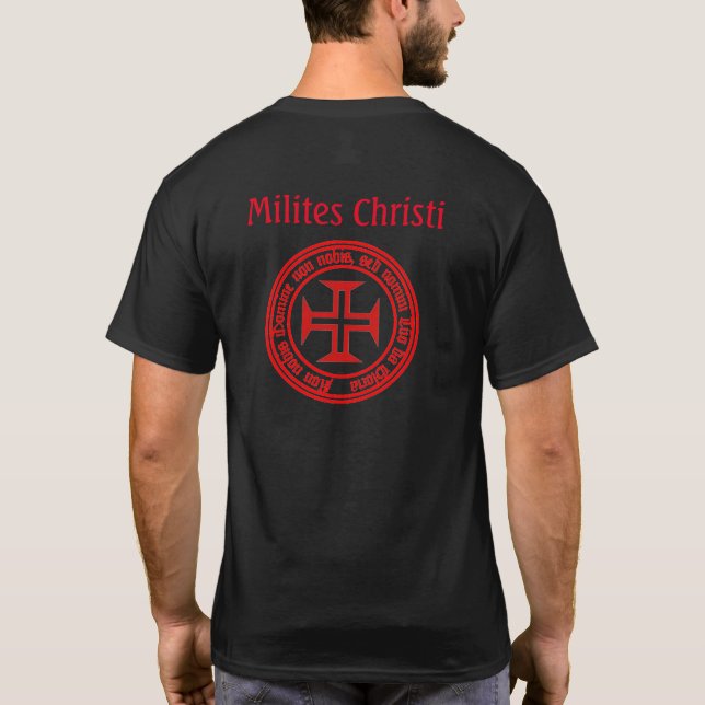 Milites Christi - LOGO T-Shirt (Rückseite)