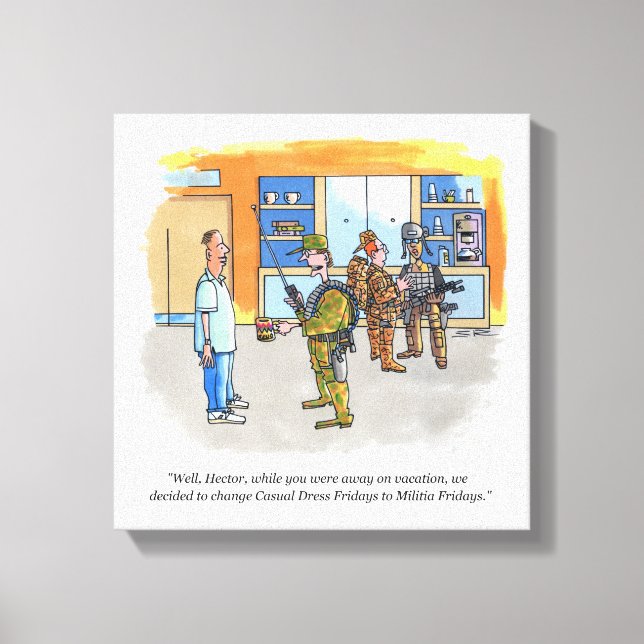 Militia Freitags Leinwand (Vorderseite)