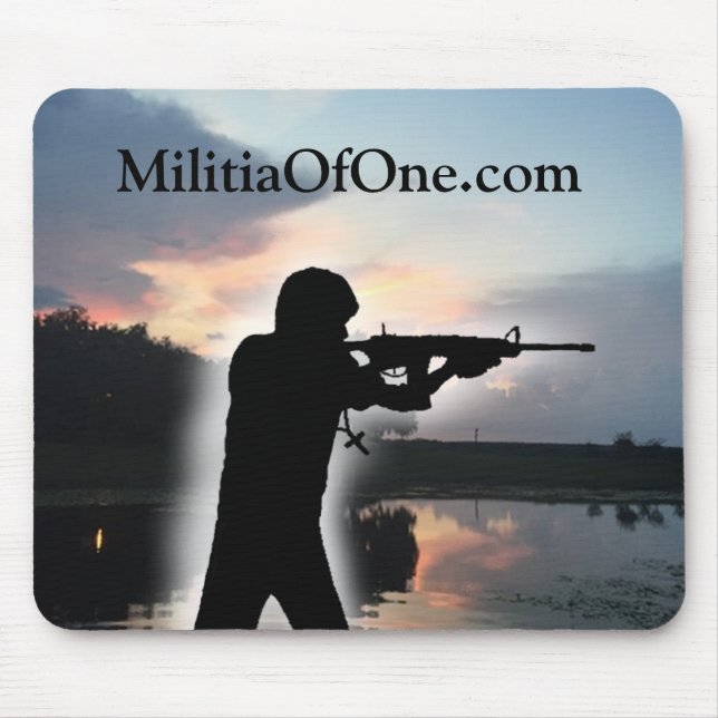 MilitiaOfOne.com Mousepad (Vorne)
