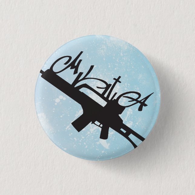Milizknopf Button (Vorderseite)