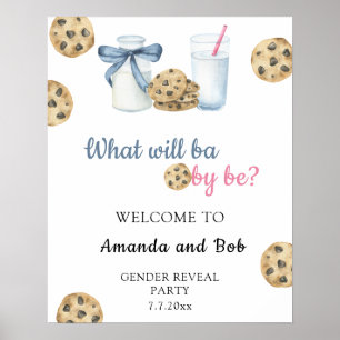 Milk & Cookies Geschlecht verraten Willkommen Poster