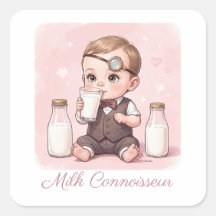 Milk Kennerin Baby Mädchen Druck Kinderzimmer
