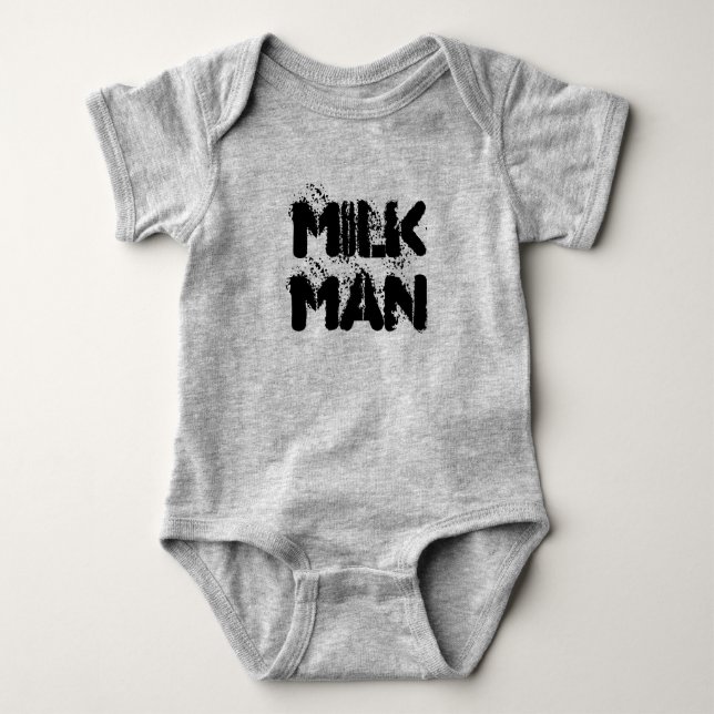 Milk Man Onsie Baby Strampler (Vorderseite)