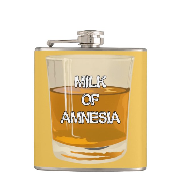 Milk of Amnesia Flask Flachmann (Vorderseite)