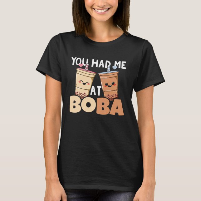 Milk Tea Boba  Bubble Tea Maker T-Shirt (Vorderseite)