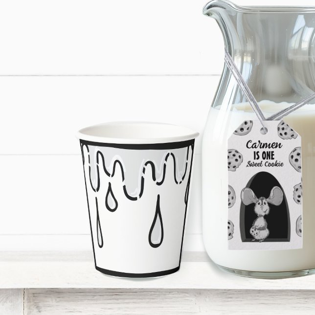 Milk Two Dimensional Comic Birthday Party  Pappbecher (Von Creator hochgeladen)