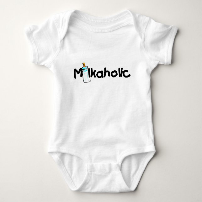 Milkaholic Baby Bodysuit Baby Strampler (Vorderseite)