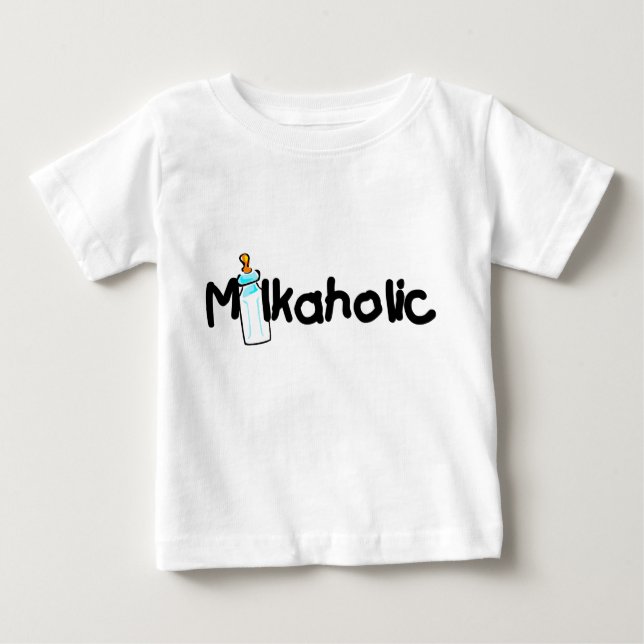 Milkaholic Baby T - Shirt (Vorderseite)