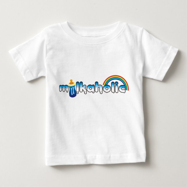 milkaholic baby t-shirt (Vorderseite)