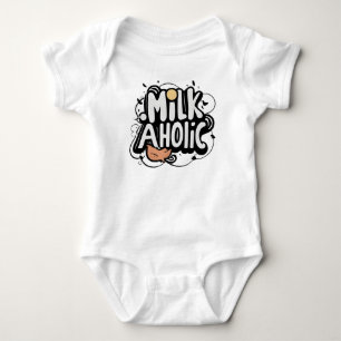 Milkaholic Funny Baby Strampler