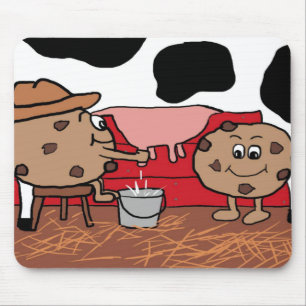 Milkin Plätzchen Milch und Plätzchen-Entwurf Mousepad
