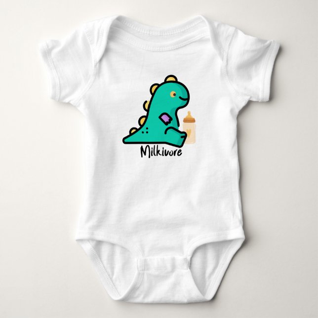 Milkivore Baby Strampler (Vorderseite)