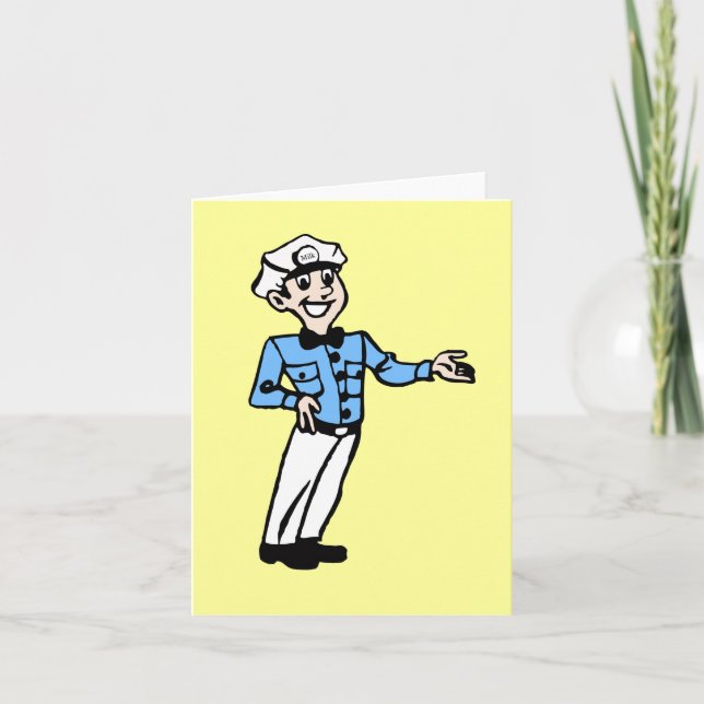 Milkman Greeting Card Karte (Vorderseite)