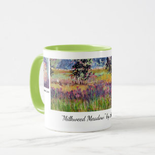 Milkweed-Wiese-Malerei / Künstler Larry Lerew Tasse