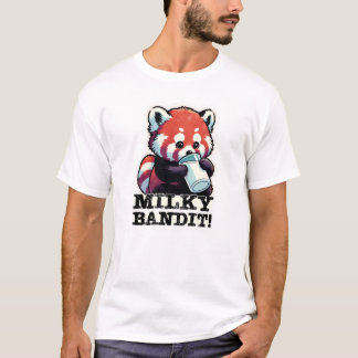 Milky Bandit - Die Milchfreude des Roten Panda T-Shirt