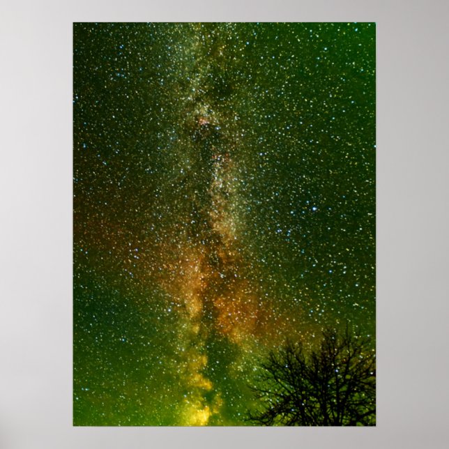Milky Way & Aurora Borealis | Ontario Kanada Poster (Vorne)