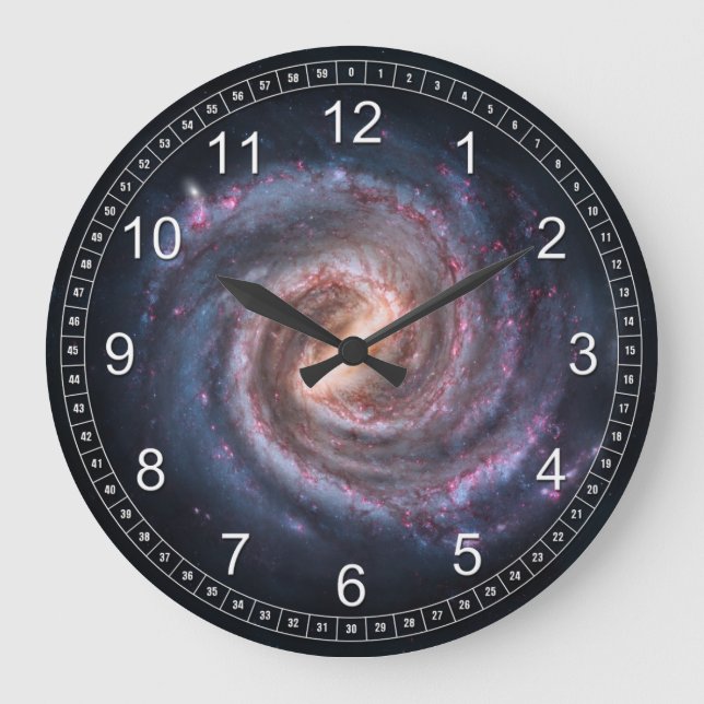 Milky-Way Große Wanduhr (Vorderseite)
