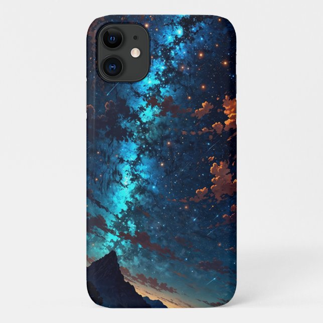 Milky Way Night Sky Cosmic Starry Design Case-Mate iPhone Hülle (Rückseite)