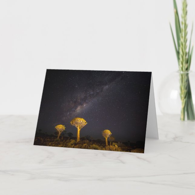 Milky Way Quiver Tree | Keetmanshoop Namibia Karte (Vorderseite)
